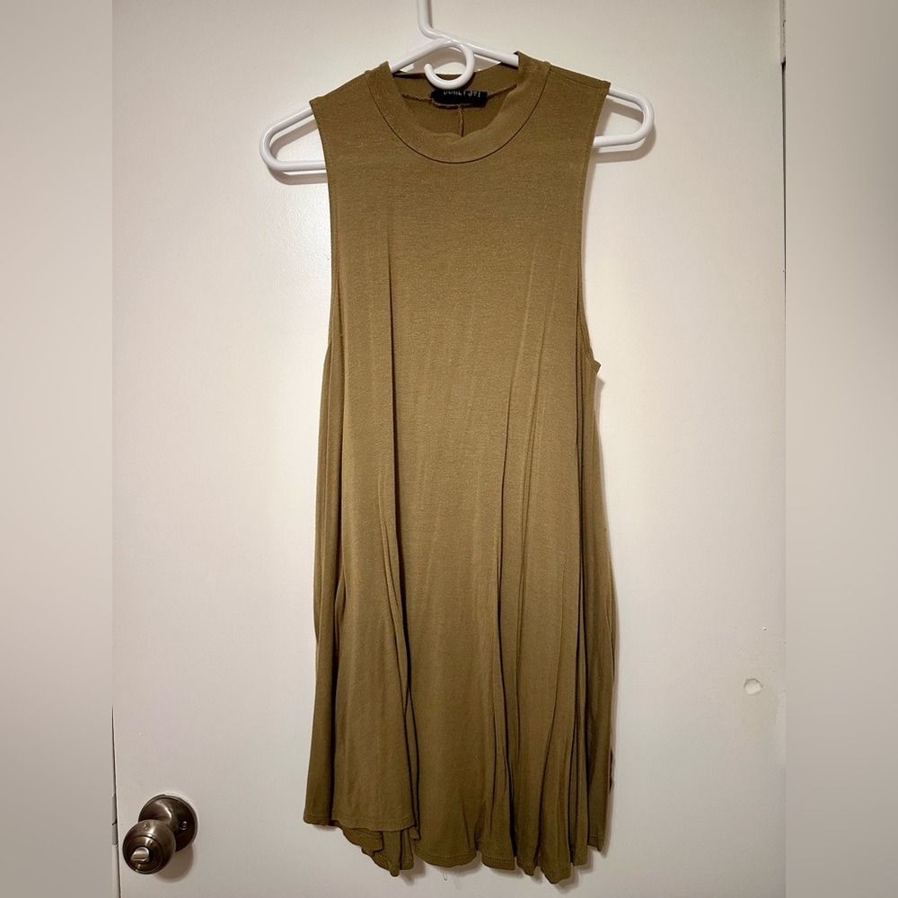 Audrey 3+1 Olive Dress